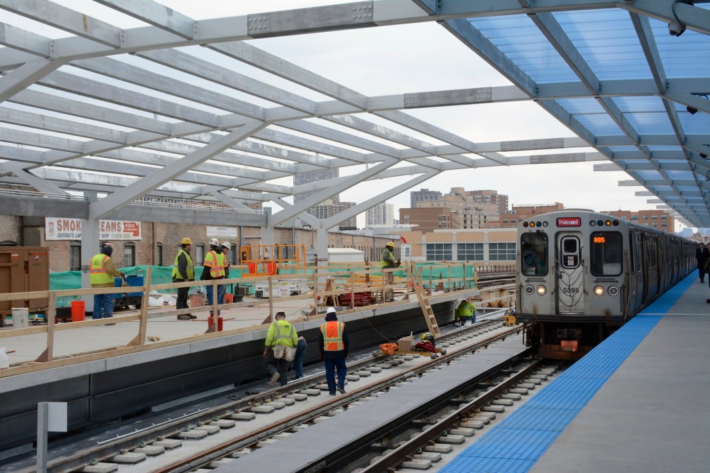 Wilson Red Line Station Reconstruction Moves Into Its Final Phase
