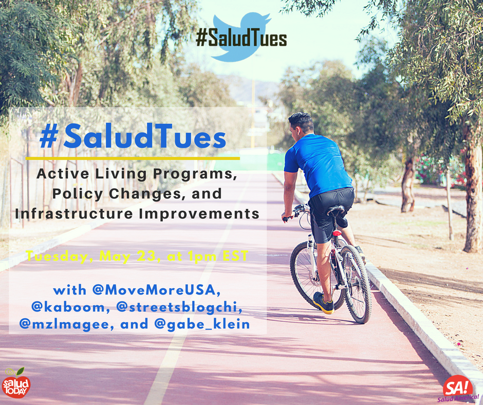 Follow Lynda Lopez in a #SaludTues Discussion of Health and Infra Today at Noon