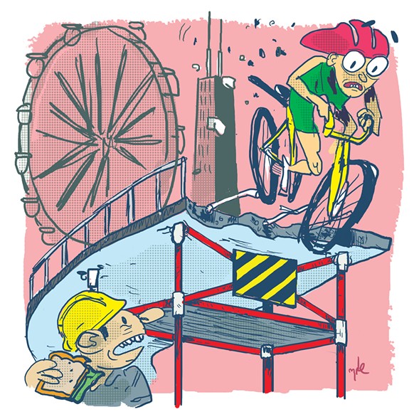 The Navy Pier Flyover Is Taking Longer to Complete Than the Golden Gate Bridge