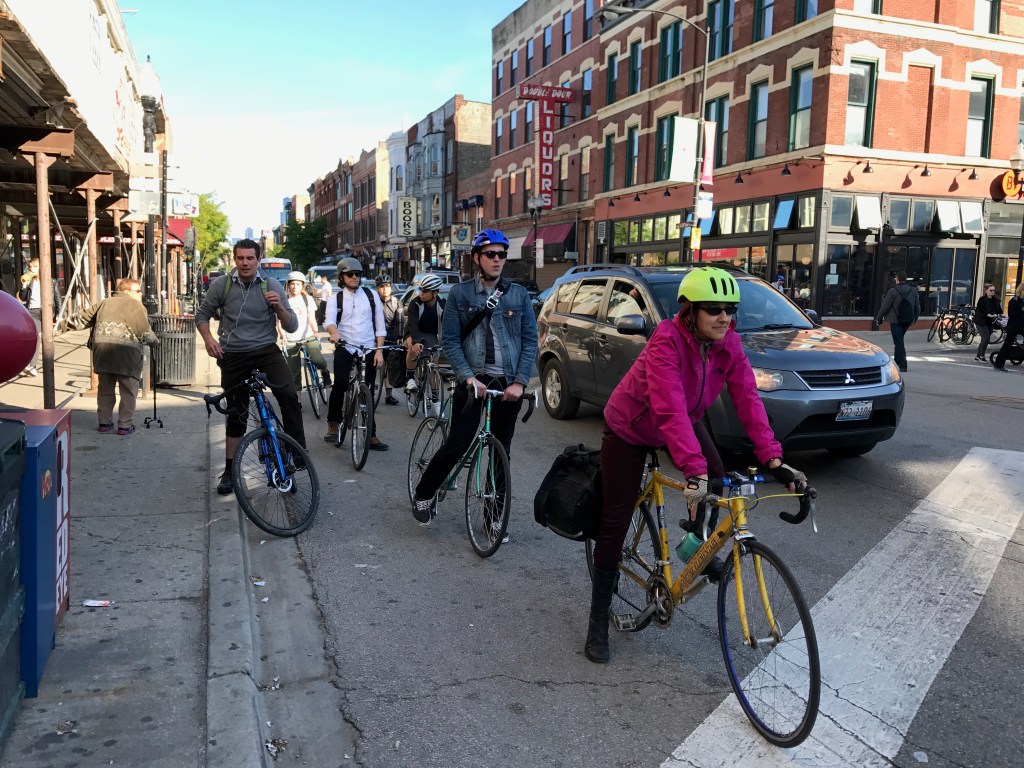Active Trans Asks Wicker Park / Bucktown Residents to Support Bike Lanes on Milwaukee