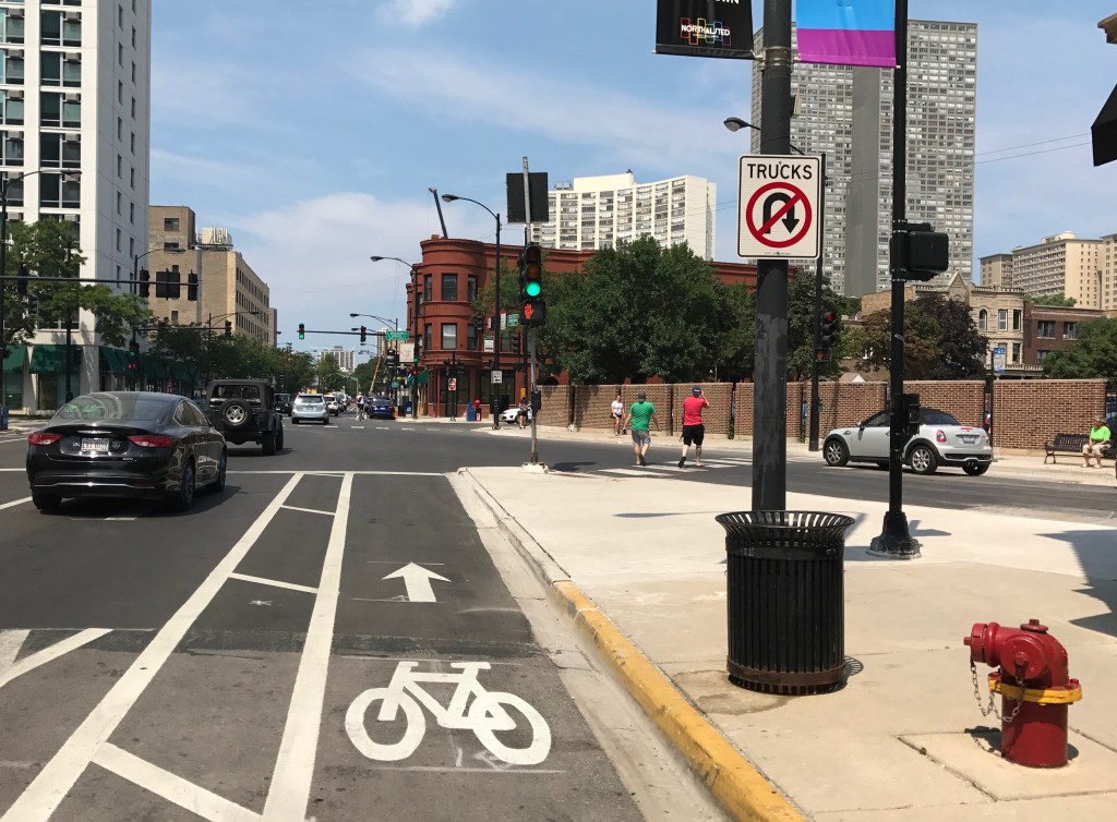 Eyes on the Street: The Broadway/Halsted Slip Lane Is History