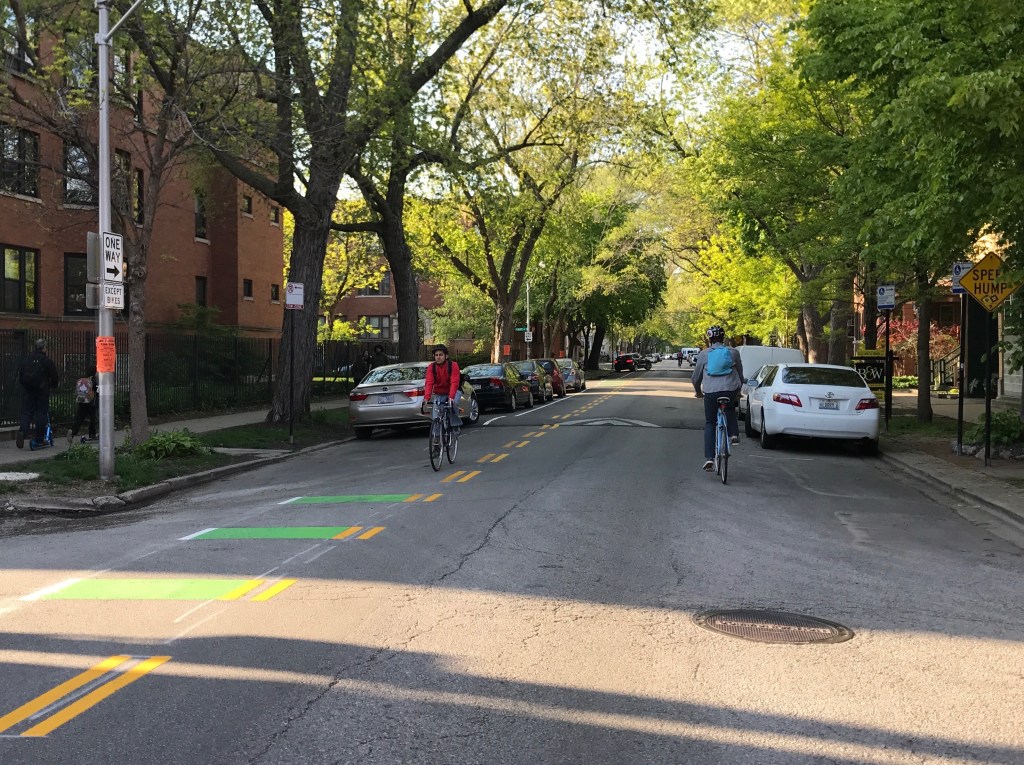 CDOT Tries a Bike Lane Saturation Strategy in Edgewater