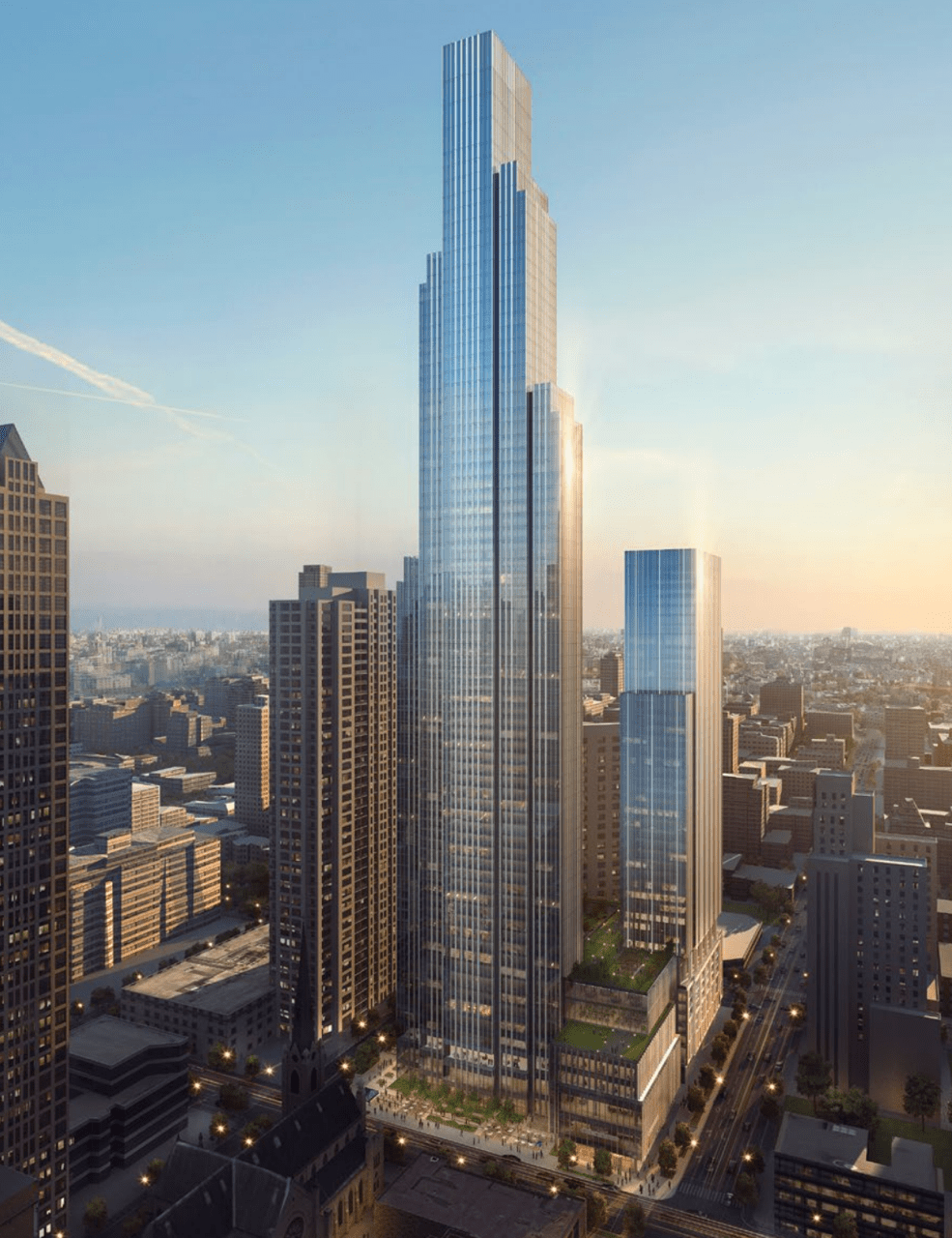 New Skyscraper Will Add Over 1,000 Parking Spaces Above a Subway Station