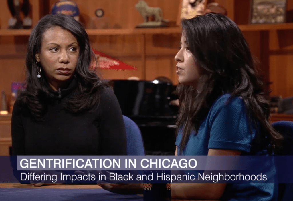 Lynda Lopez and Natalie Moore Discuss Gentrification on “Chicago Tonight”