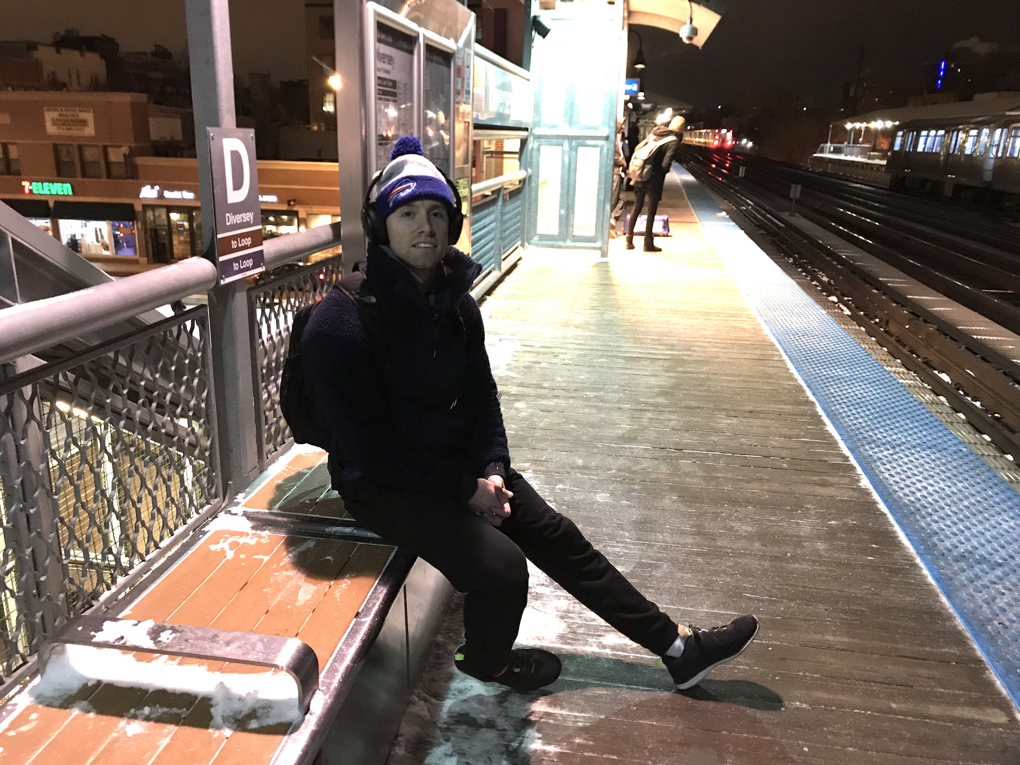 CTA rider and ex-Wisconsin resident Adam Stevens. Photo: John Greenfield
