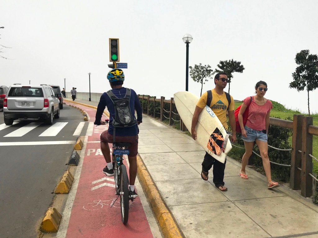 Checking Out Bikeways, BRT, and the Ciclovía in Lima, Peru