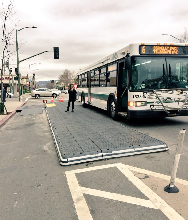 Snapping Together a Better Bus Stop