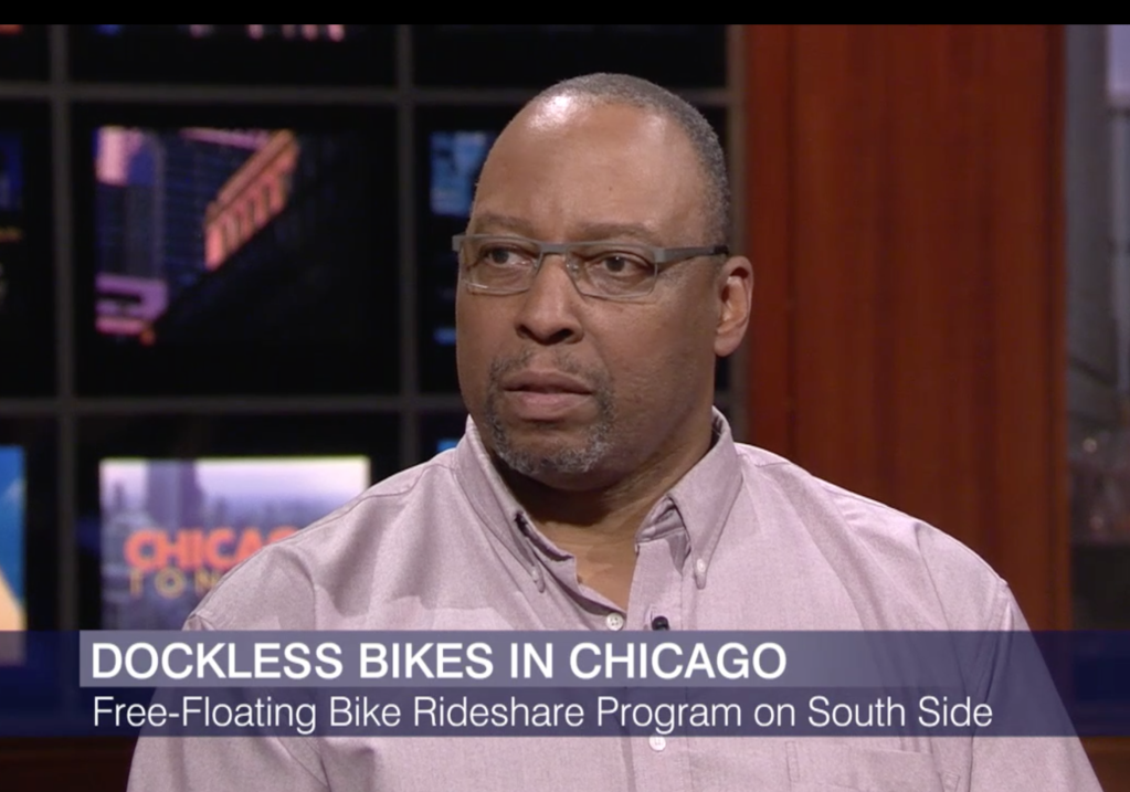 South Side Bike Advocate Peter Taylor and John Discuss DoBi on “Chicago Tonight”