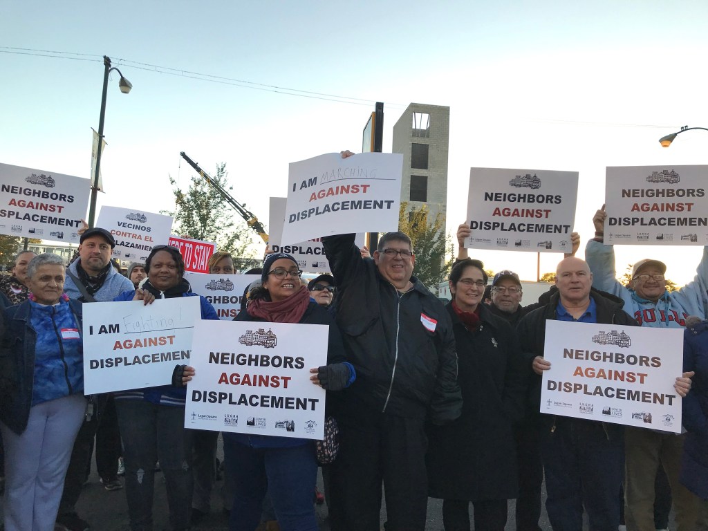 Neighbors March Against Displacement in Logan Square