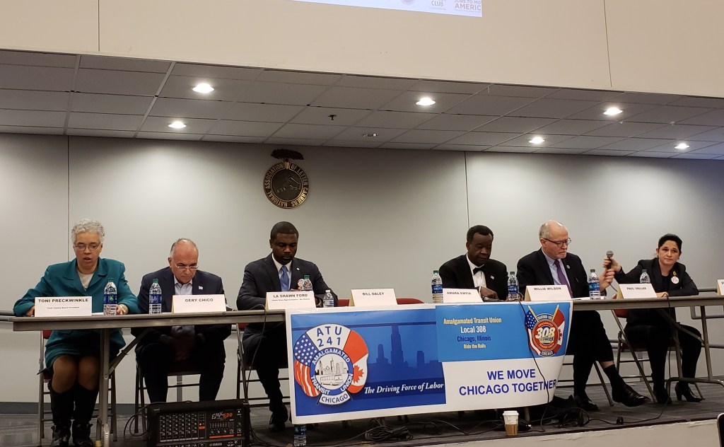 Candidates Weigh in on Solution for Improving the CTA at the Transit 4 All Forum