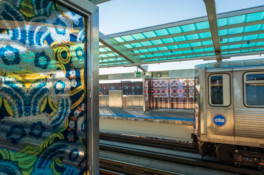 Nick Cave Artwork Enhances the Garfield Green Line Station Renovation