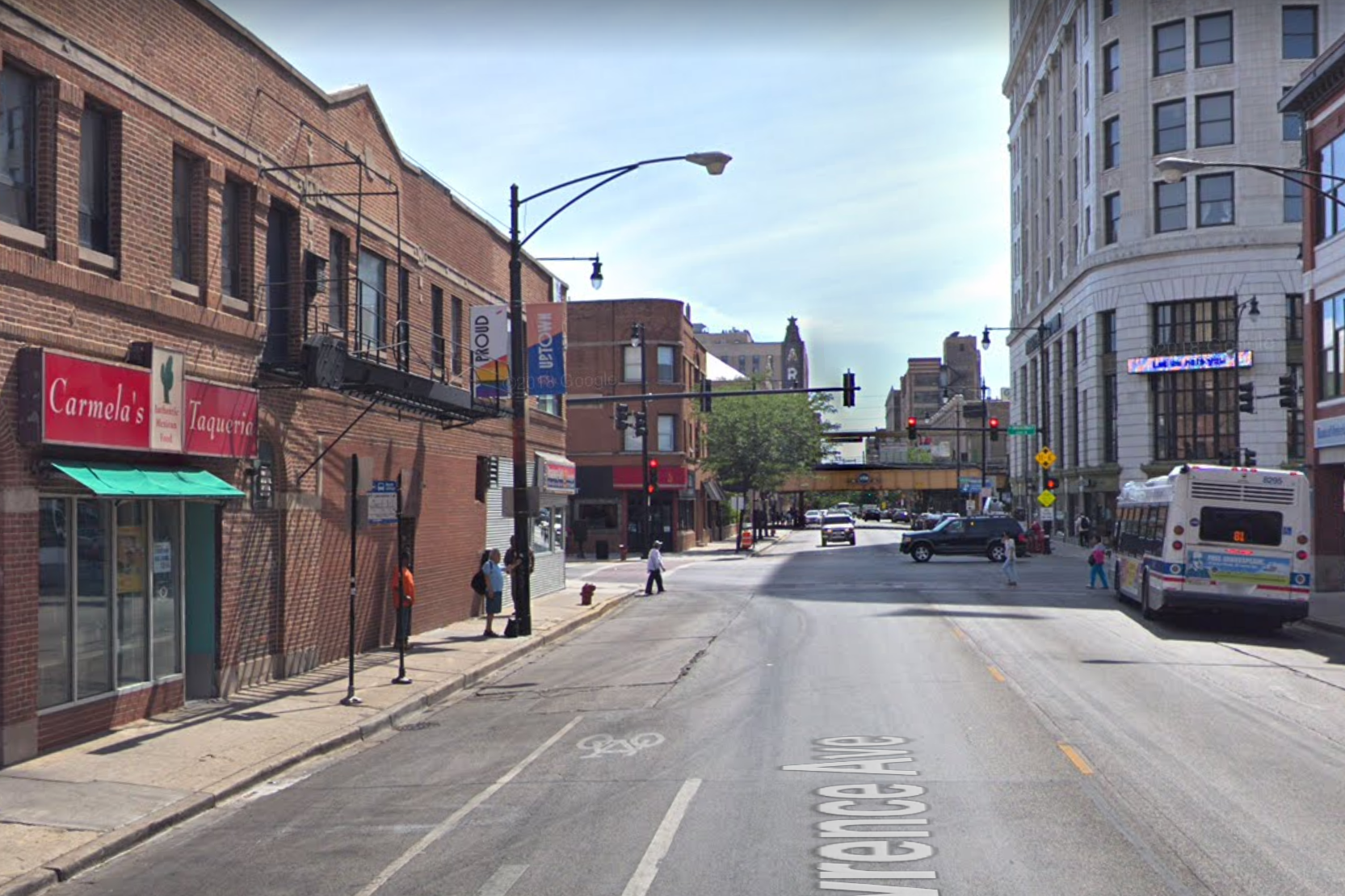 Carmela's Taqueria, near the Lawrence Red Line station. Image: Google Maps