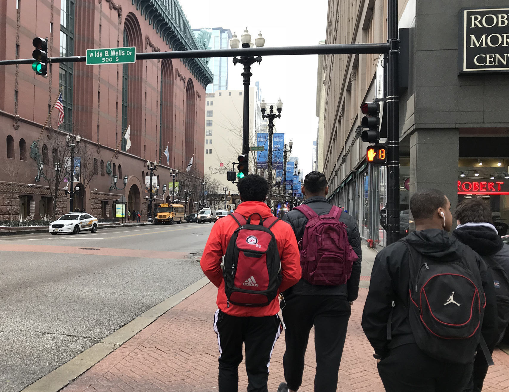 Ida B. Wells Drive at State Street. Photo: John Greenfield