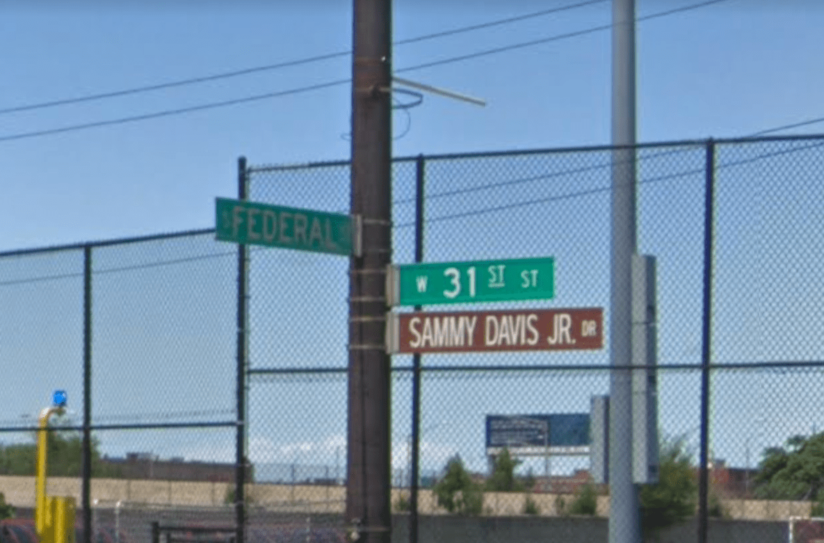 Honorary Sammy Davis Jr. Drive, near IIT. Image: Google Maps