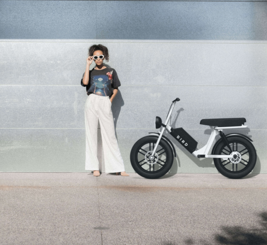 Bird Flips Us a New Shareable Electric Gizmo, the 2-Seater “Cruiser” Moped