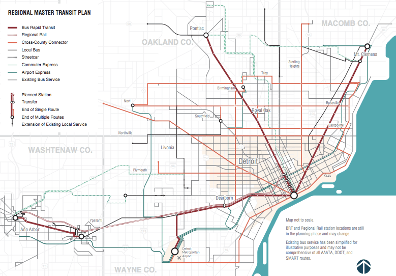 Detroit Metro Area May Finally Get Better Transit
