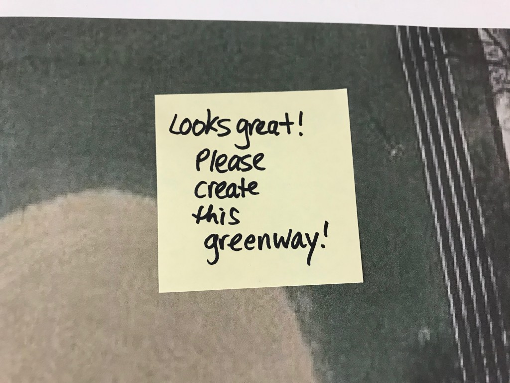 The first public hearing on the Leland greenway extension was refreshingly uncontroversial