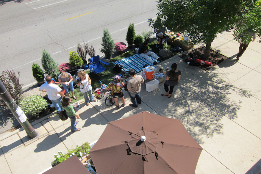 Celebrate international PARK(ing) Day in Chicago Friday in Jeff Park and Logan