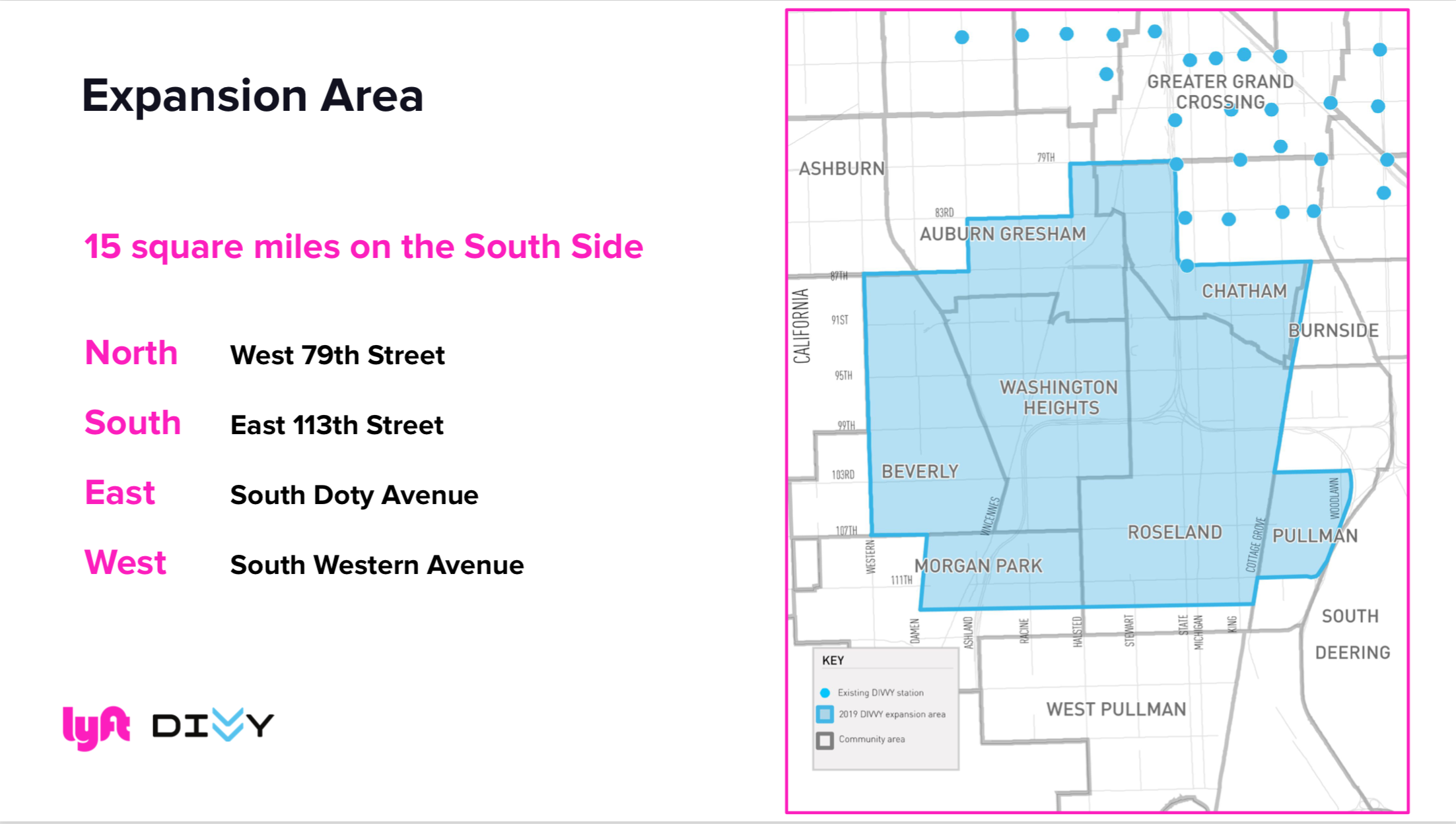 The initial expansion area.