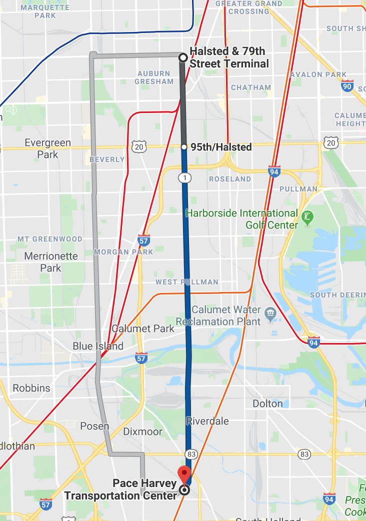 The project area. Image: Google Maps