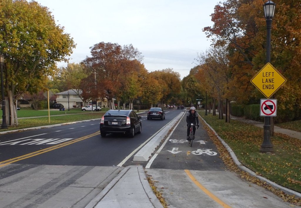 Here are the proposed walk/bike upgrades to Chicago Avenue in Evanston