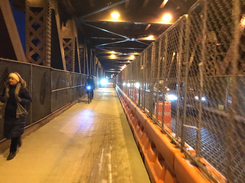 Lane of Lower LSD converted to protected bike/ped path, carmageddon doesn’t ensue