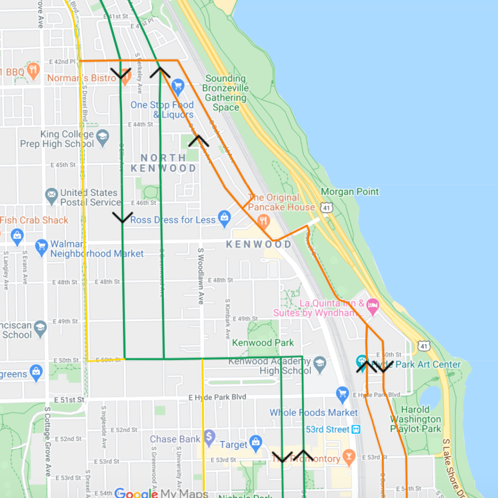 The Low-Stress Lakefront Pandemic Cycling Route