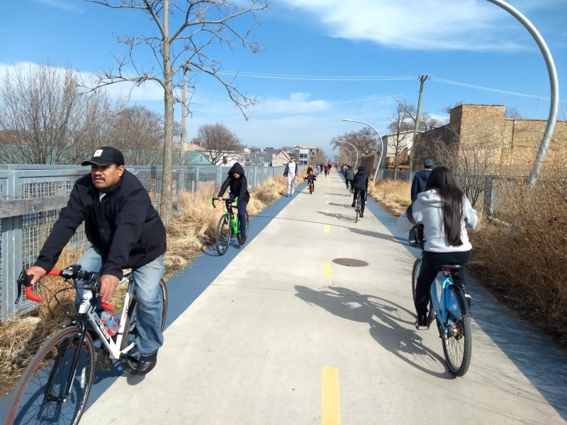 The 606 on the day before it was closed. Photo: Michael Burton