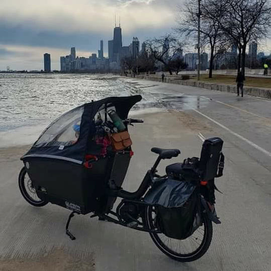 Recovered! Bike community helps reunite cafe owner and mom with stolen cargo cycle
