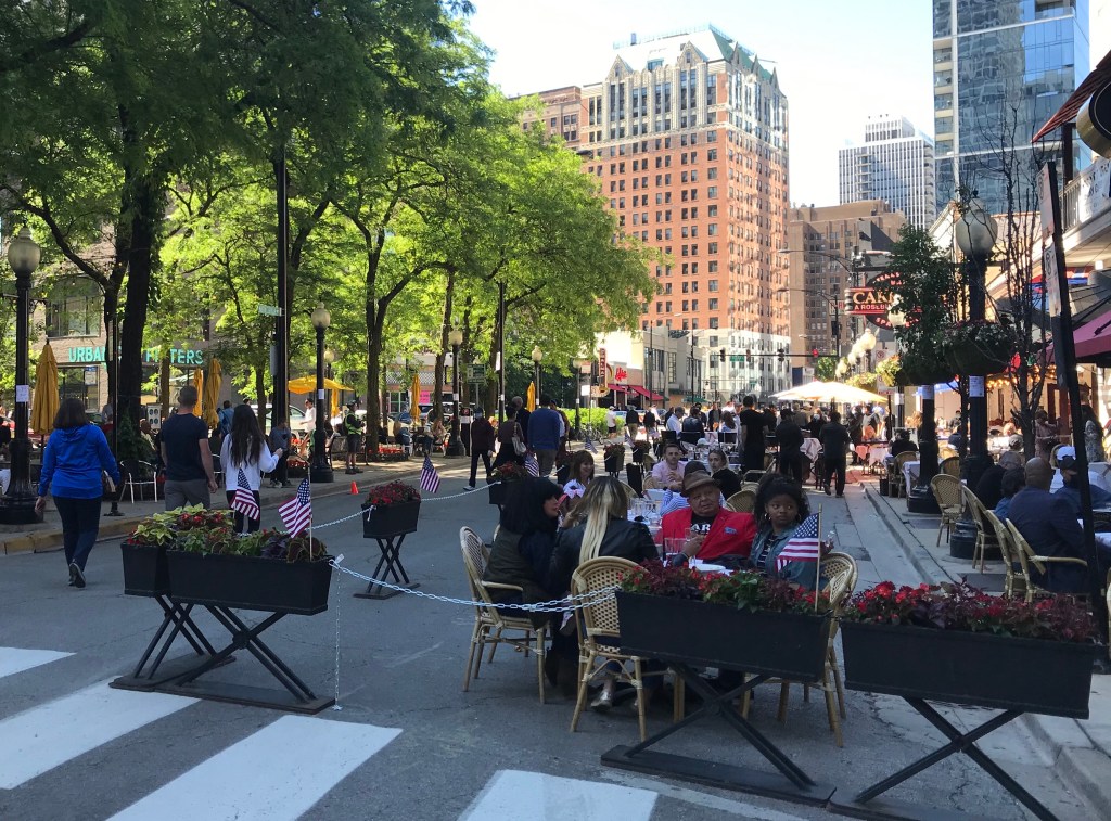 Alfresco program will encourage outdoor dining, community space on car-free streets