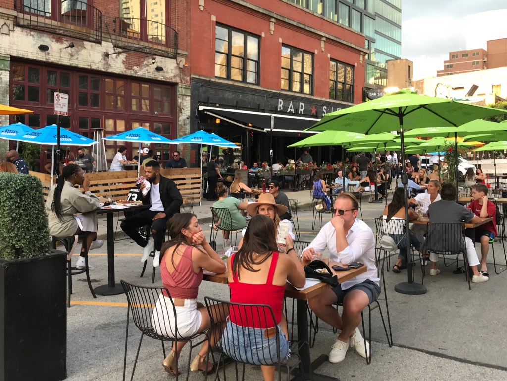 Eyes on the Streets: Car-free Cafe Streets Open on Randolph and Taylor