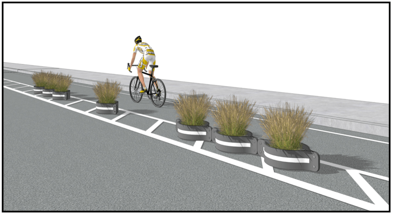 Protected bike lanes that any city can afford