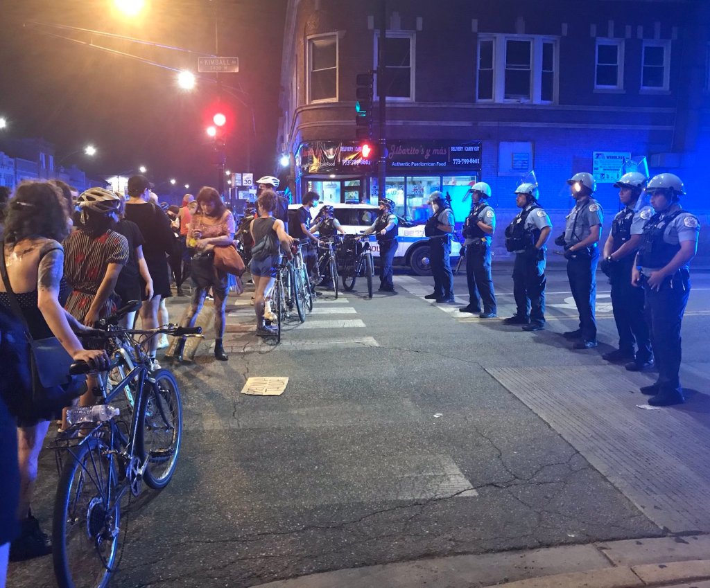 After cops seize bike marshals’ rides at protest, cycling community rallies behind them