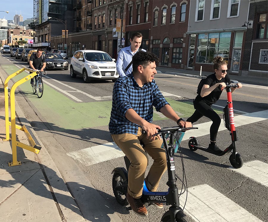 They’re back! Scooters hit the streets again in Chicago