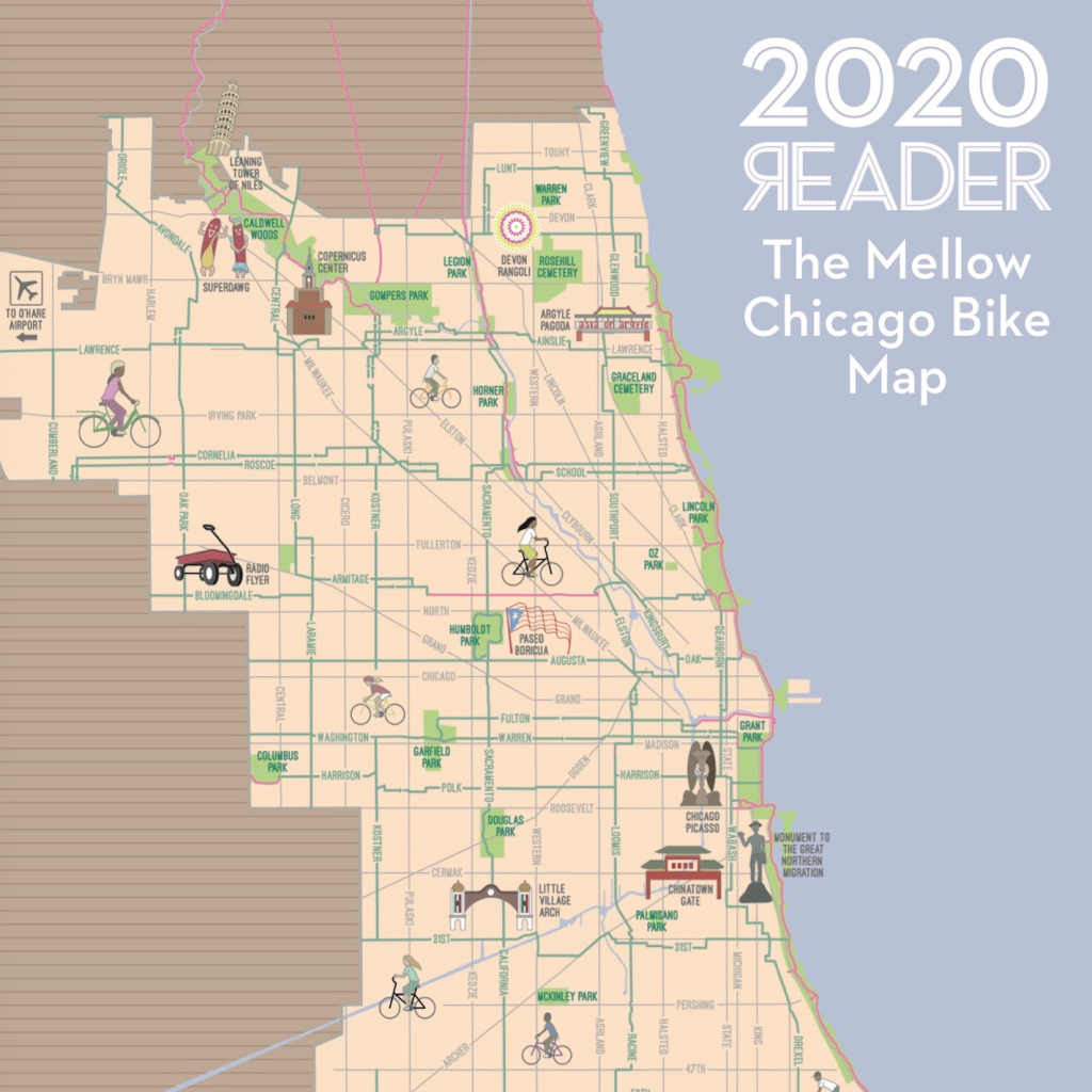 Zoom Interview: The backstory of the Mellow Chicago Bike Map