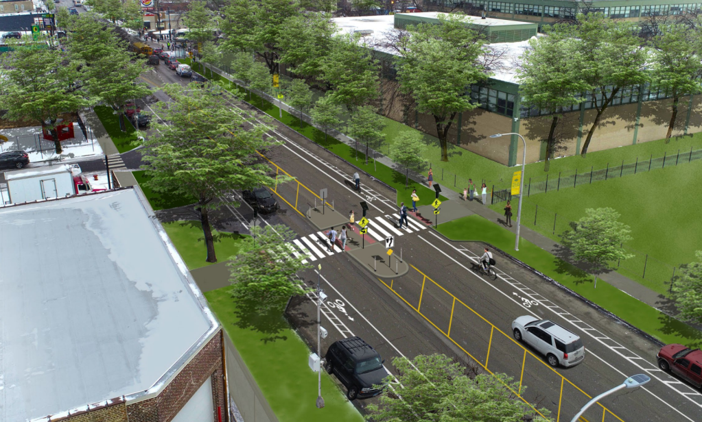 West side stretch of Chicago Avenue could get road diet, bus and bike lanes