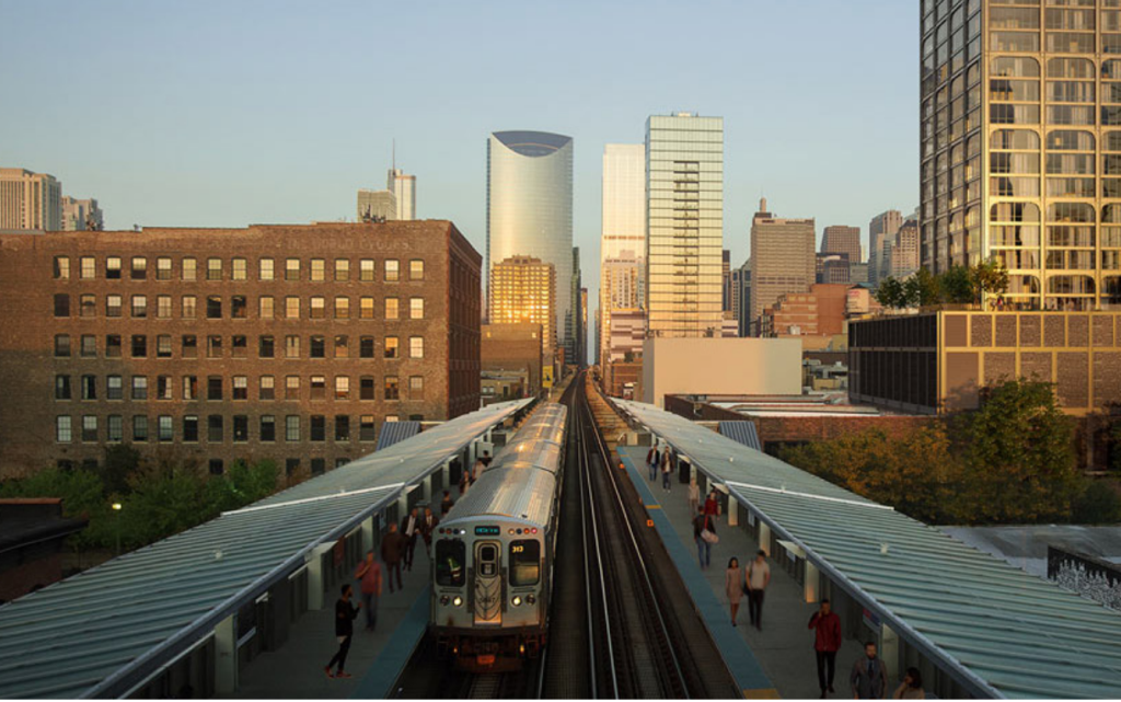 What does the city’s new Fulton Market plan propose in terms of transportation?