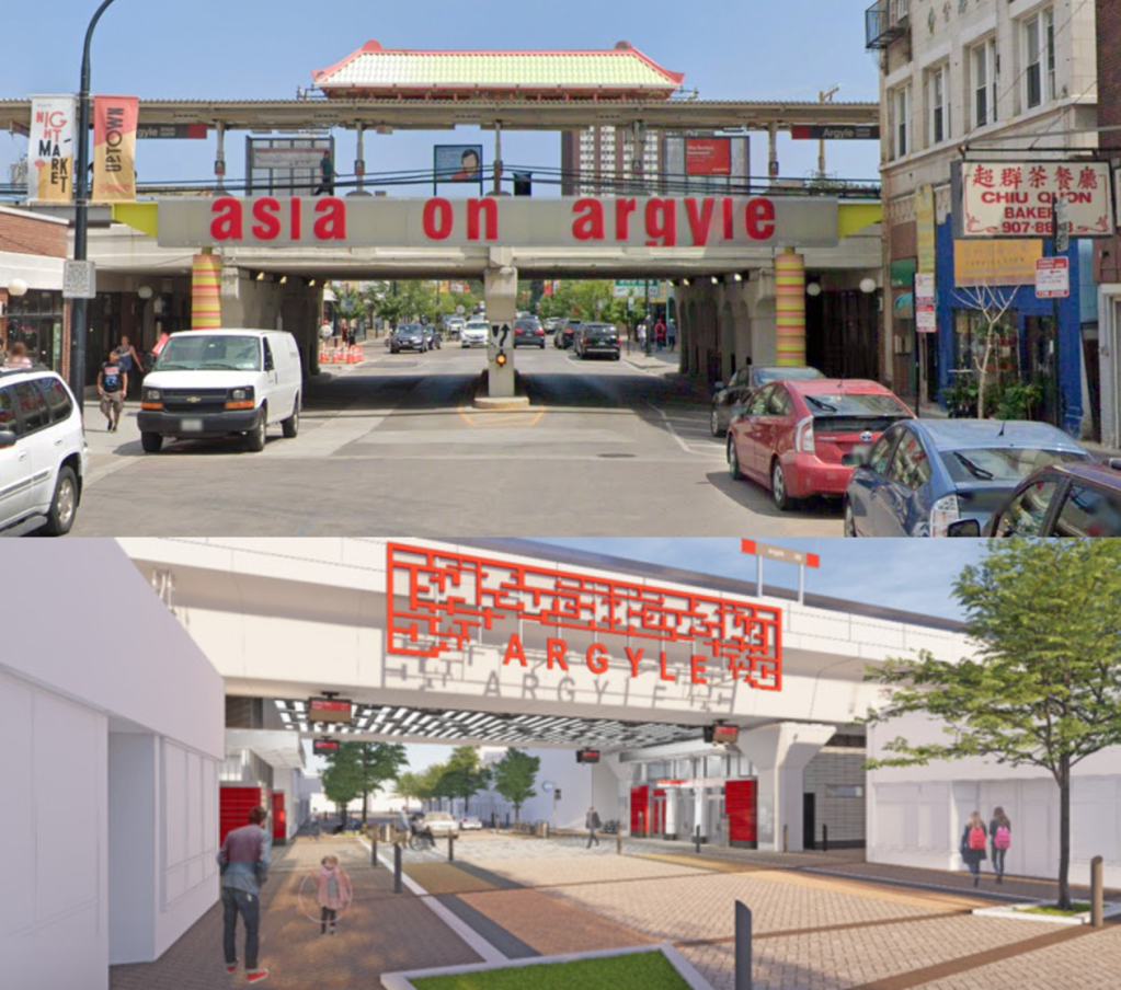 Thoughts on Uptown and Edgewater Red Line station designs