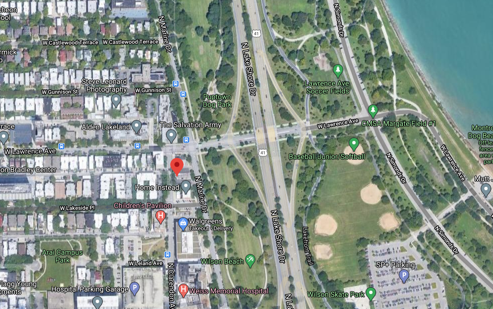 The gas station site. Image: Google Maps
