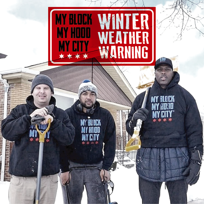 My Block, My Hood, My City provided needed snow shoveling on South and West sides