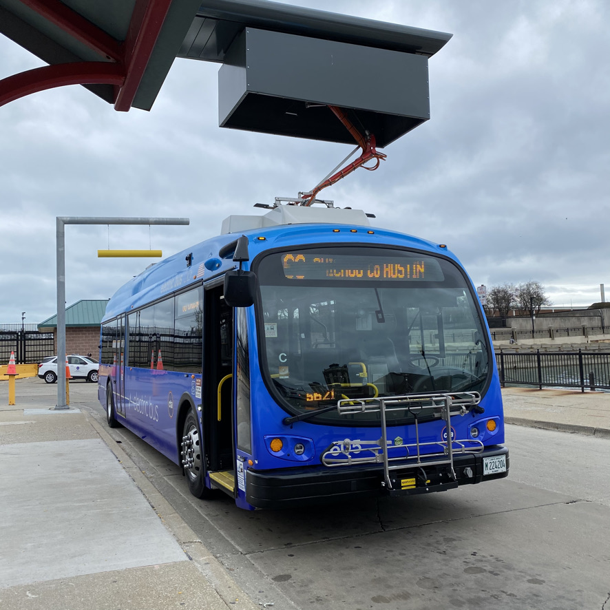 Get your electric kicks on Route 66: Test-riding one of the Chicago Avenue e-buses