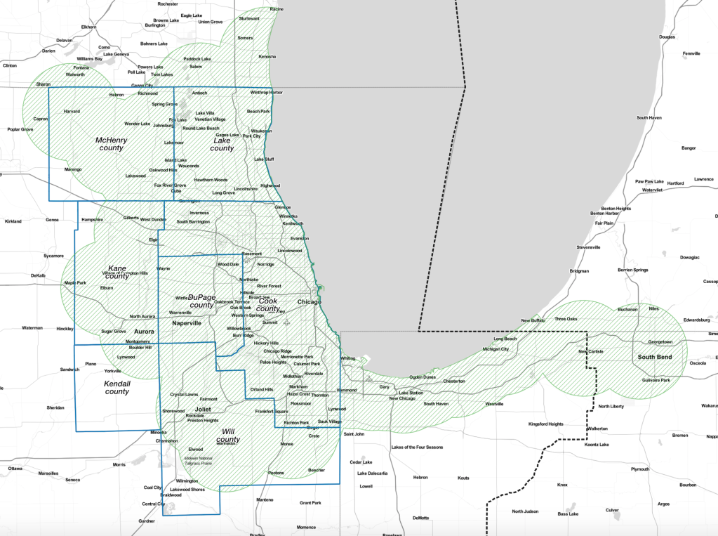 Is this Chicagoland? A modest proposal for defining the region