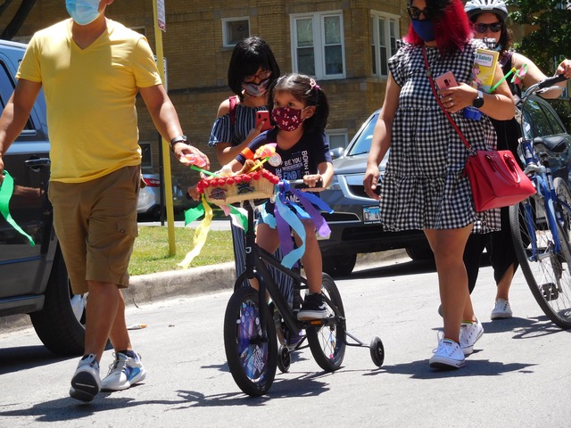Blessing of the Bikes in Albany Park kicks off a blessedly normal summer