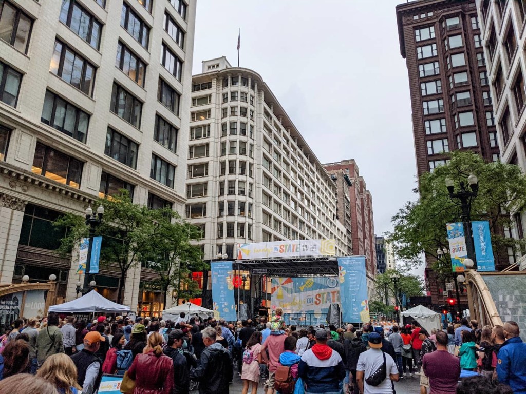Loop pedestrian, transit counts slowly returning to normal, but parking is still way up