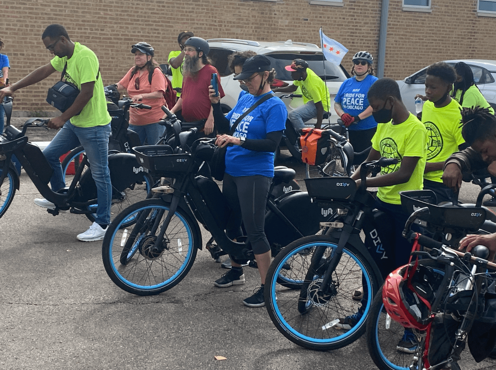 West Siders unite for the Build a New Day Austin Peace Ride