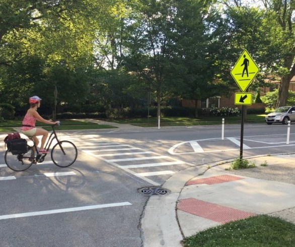 Evanston is planning walk/bike improvements on Chicago Avenue and Church Street