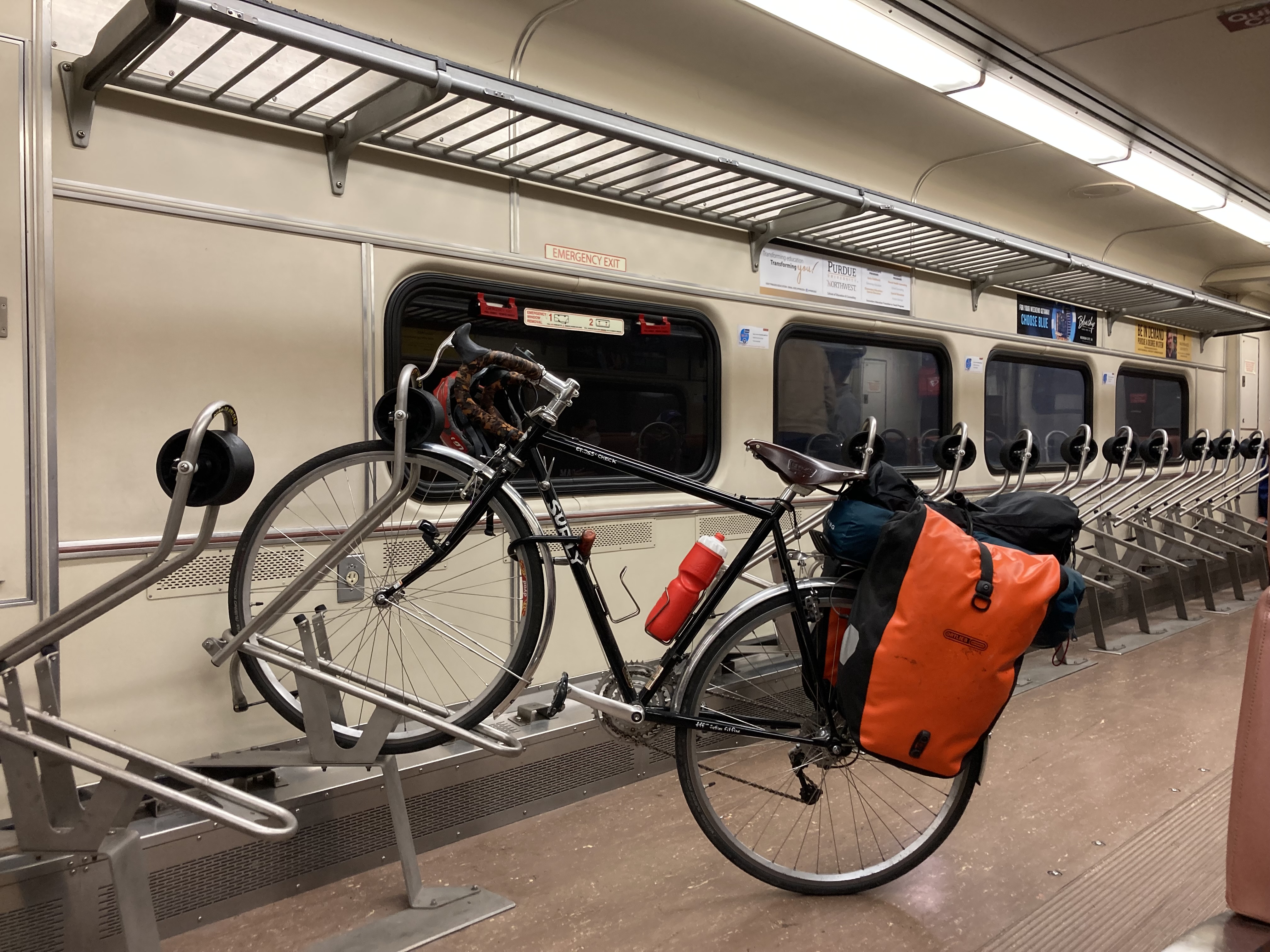Select South Shore Line runs have dedicated bike cars April through October. Photo: John Greenfield