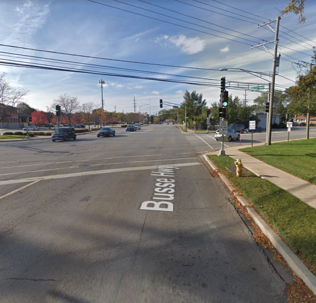 IDOT explains why it’s being fussy about the Busse Highway bike lane plan