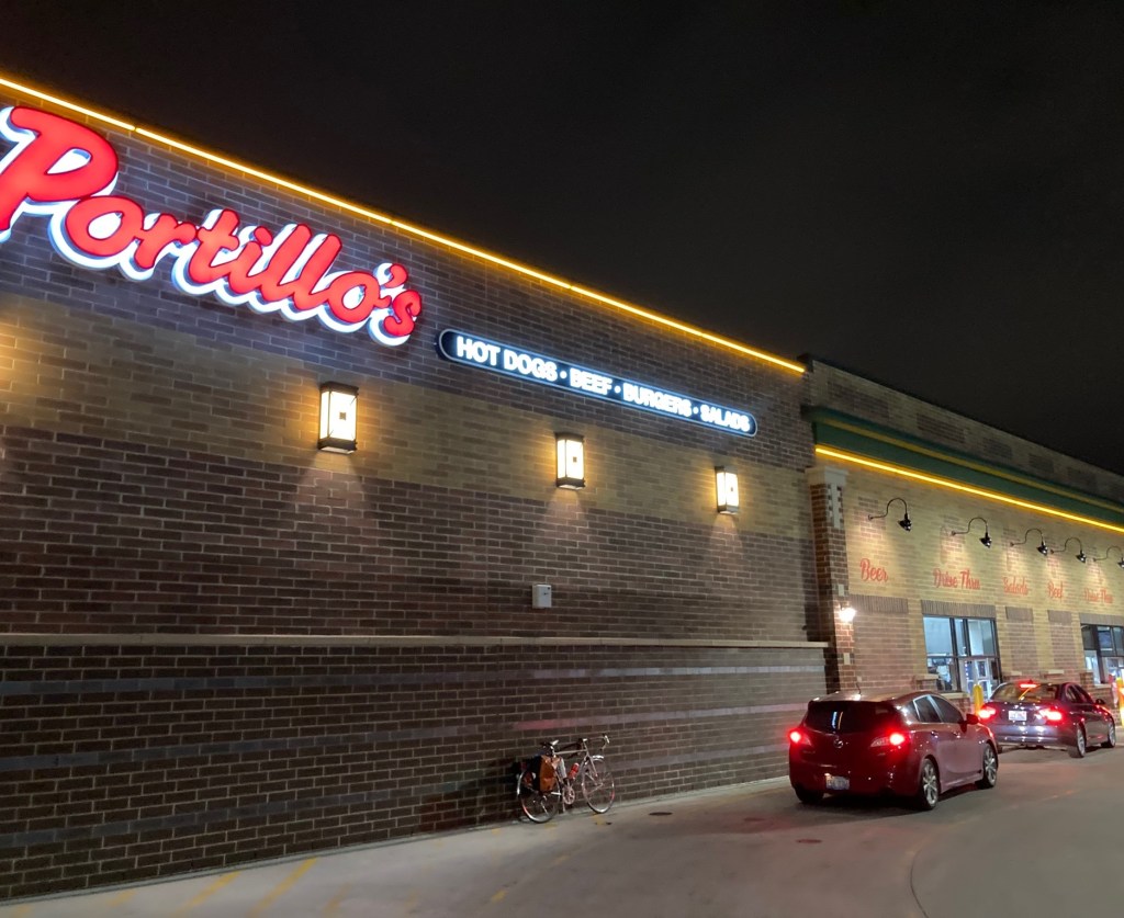Portillo’s Hot Dogs’ ban on bikes in their drive-throughs doesn’t cut the mustard