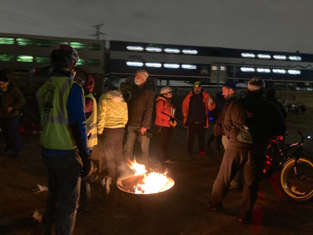 Help us celebrate another funding victory at a Metra-friendly fire pit party on 3/19